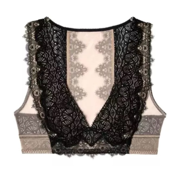 Victoria’s Secret Dream Angels Chantelle Lace Plunge Bralette Size XS - Picture 8 of 9